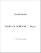 Indian's Farewell, Six 7s. SATB choral sheet music cover